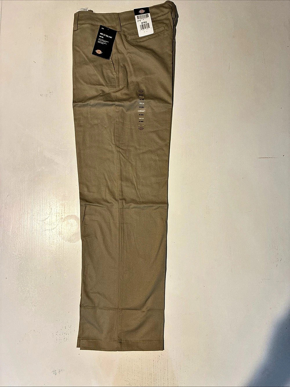 Dickies Wide Leg Twill Pant Pants Brown Waist 29 NWT
